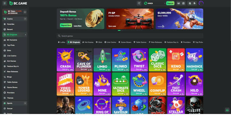 BC.Game Online Crypto Casino - A New Era of Gaming